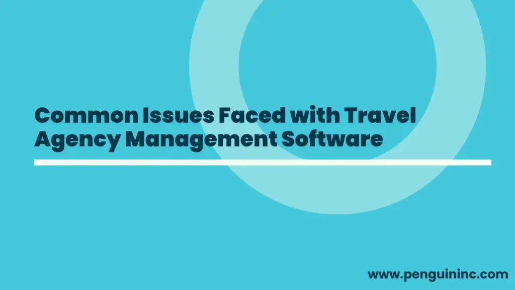 Common Issues Faced with Travel Agency Management Software