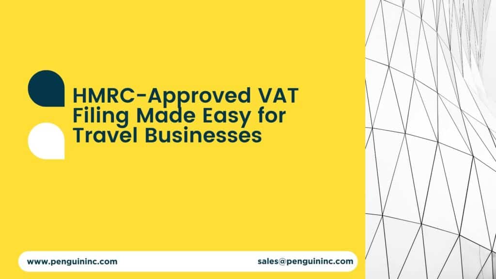 HMRC approvded VAT filing software for travel Agency